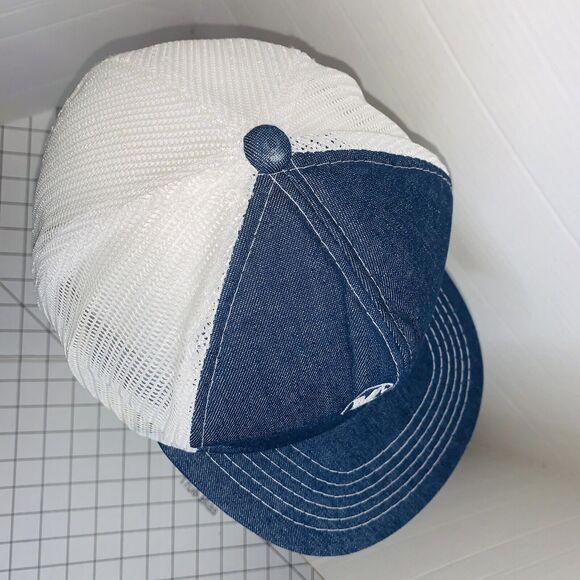 Koger/Air Corporation Blue Denim White Mesh Snapback Patch Cardinal Cap Unworn - Picture 5 of 7